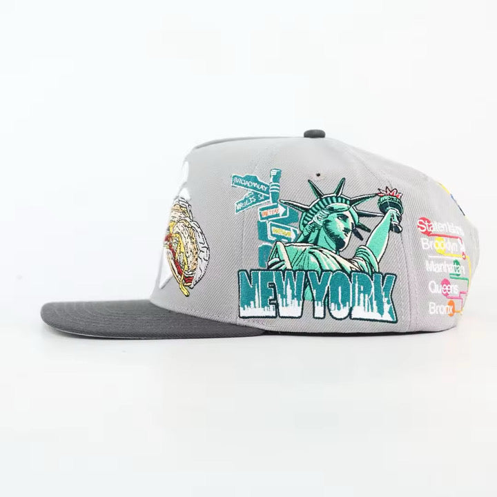 Bacon egg and cheese (gray)SnapBack
