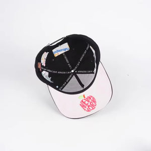 Bacon, egg, and cheese (all blk) snapback