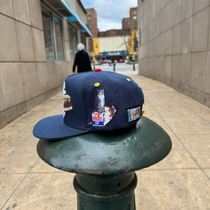 Chopped cheese (navy) SnapBack