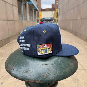 Chopped cheese (navy) SnapBack