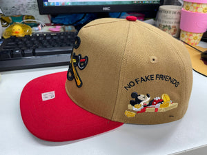 no fake friends snapback stones